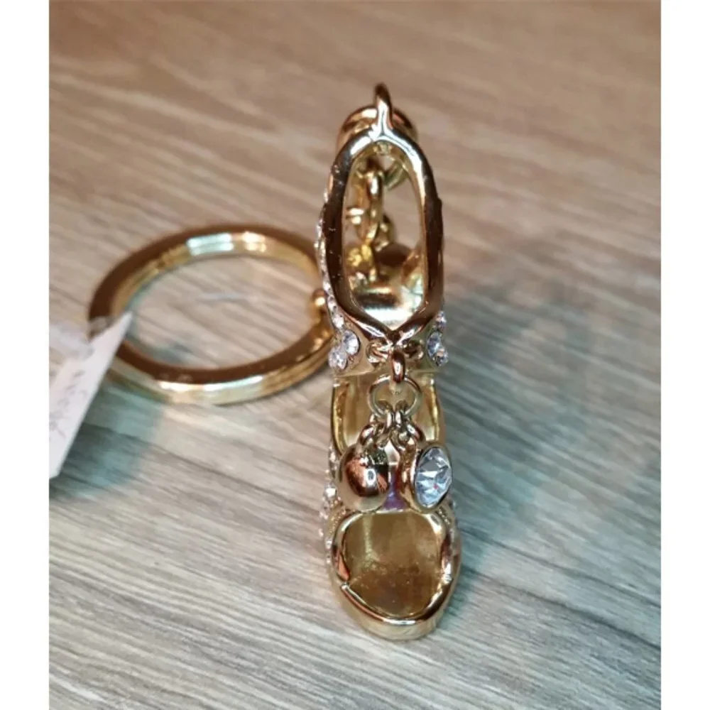 Nwt Alexander Kalifano Dazzle Shoe Key Chain Ring